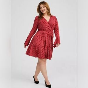 Torrid Marilyn Monroe Surplice Mini Dress